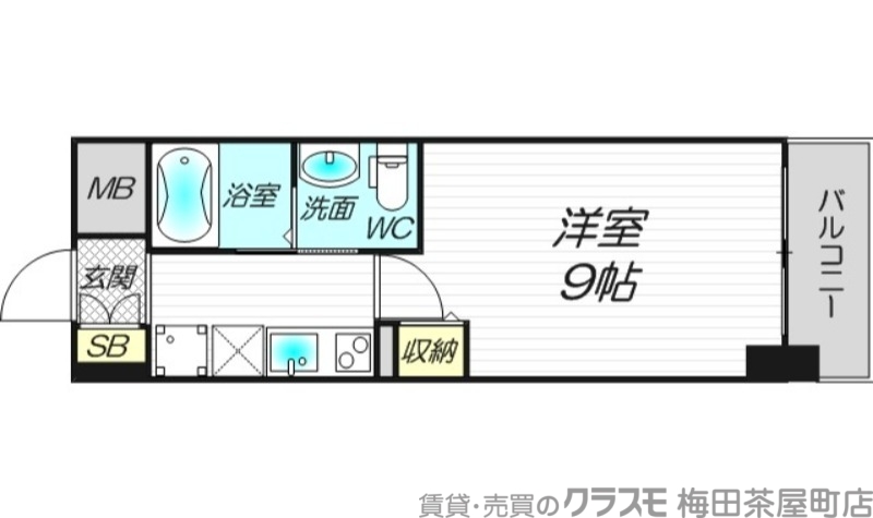 6階の間取り図