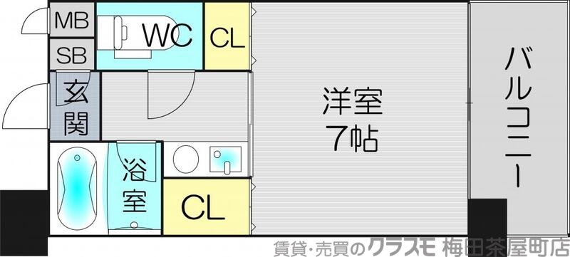 6階の間取り図