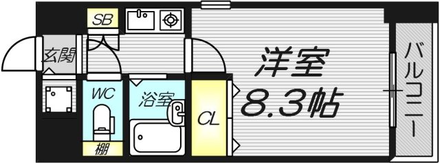 9階の間取り図
