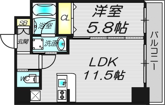 7階の間取り図