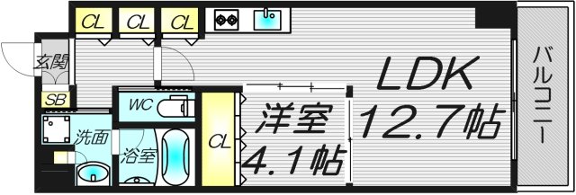 2階の間取り図