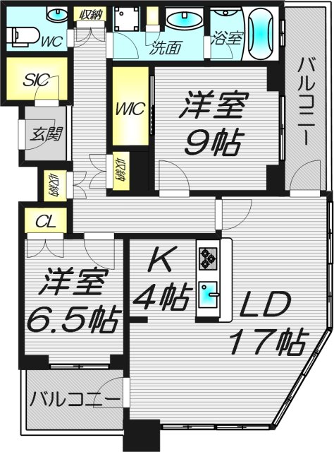 27階の間取り図