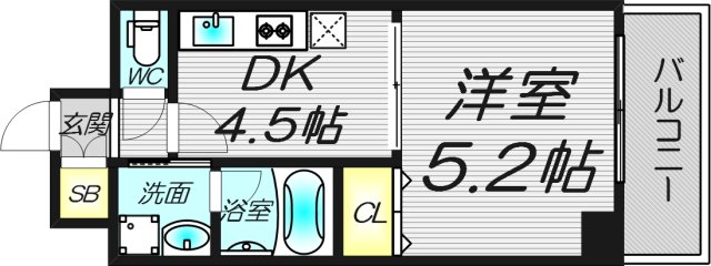 1階の間取り図
