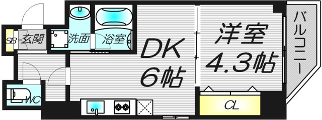 3階の間取り図