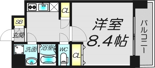 2階の間取り図
