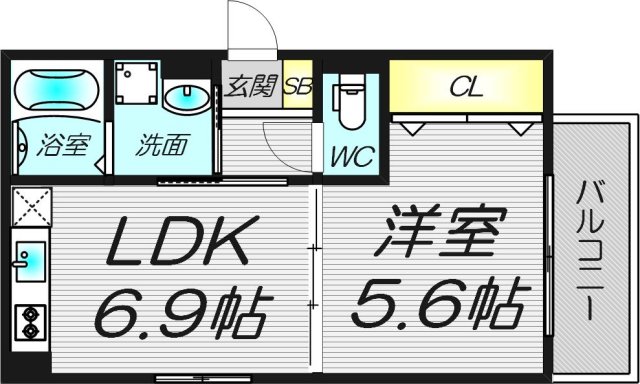 3階の間取り図