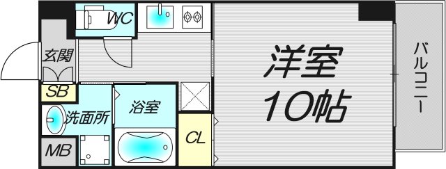 6階の間取り図