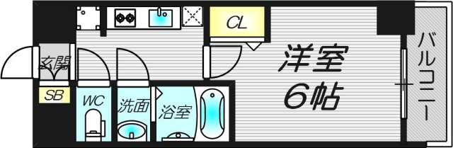 8階の間取り図