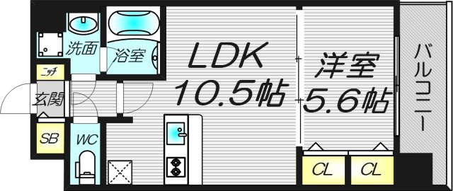 3階の間取り図