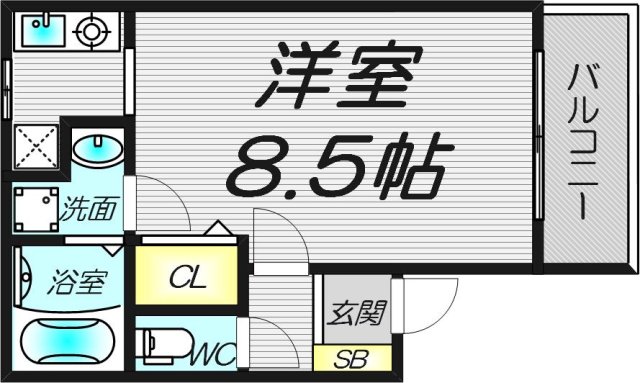 2階の間取り図