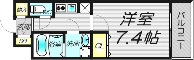 4階の間取り図
