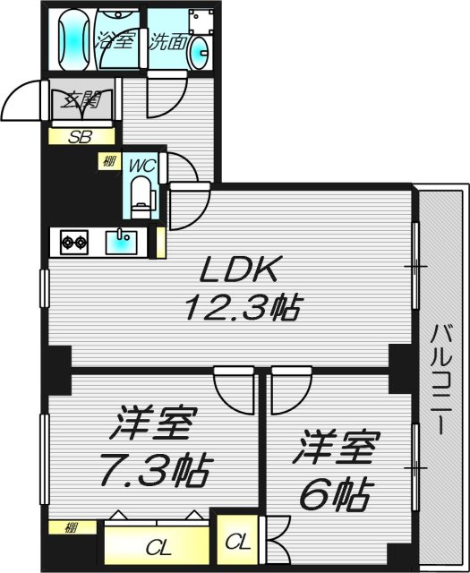 10階の間取り図