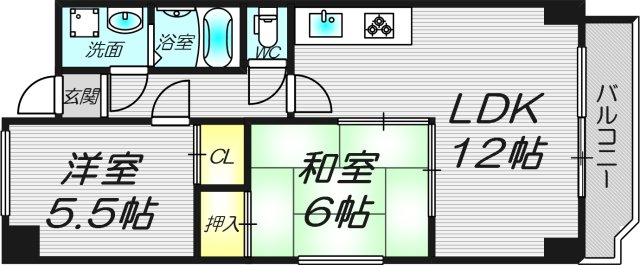 9階の間取り図