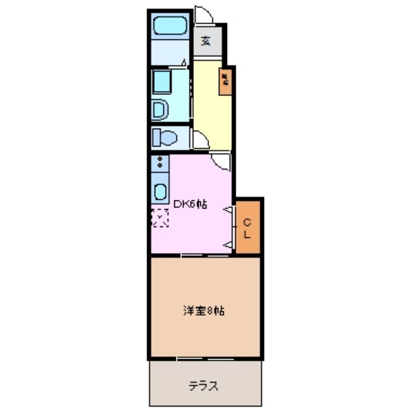 1階の間取り図