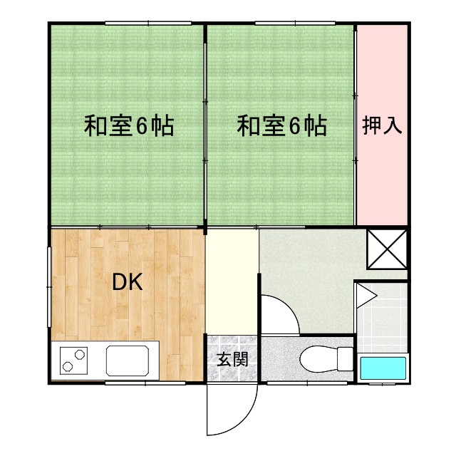 1階の間取り図