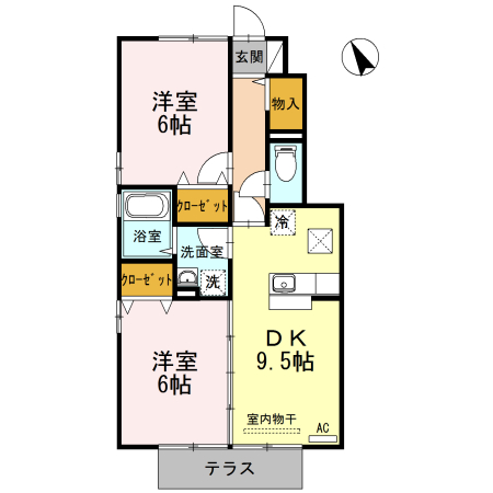 1階の間取り図