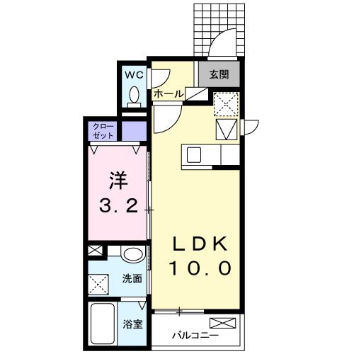 1階の間取り図