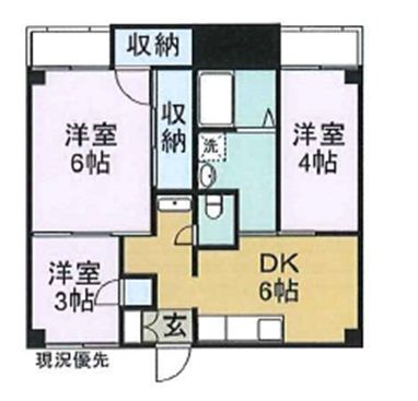 4階の間取り図