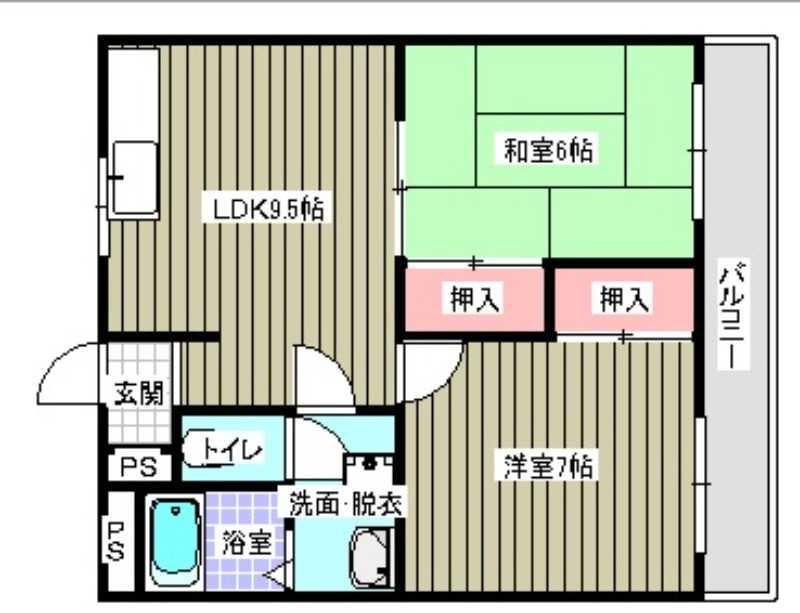3階の間取り図
