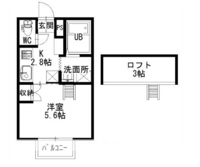 1階の間取り図