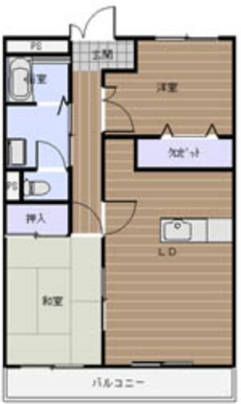 1階の間取り図