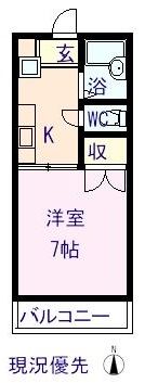 2階の間取り図
