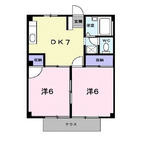 1階の間取り図