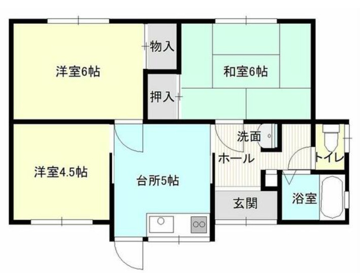 -階の間取り図