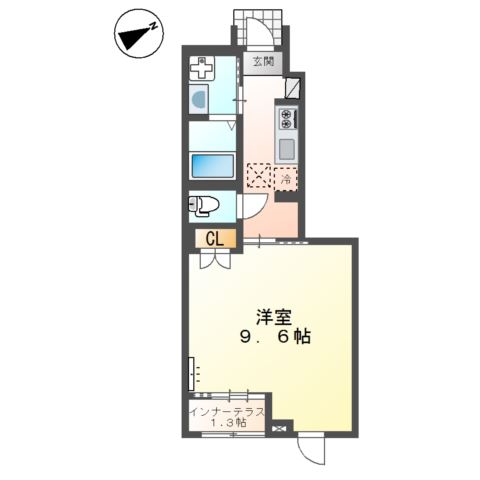 1階の間取り図