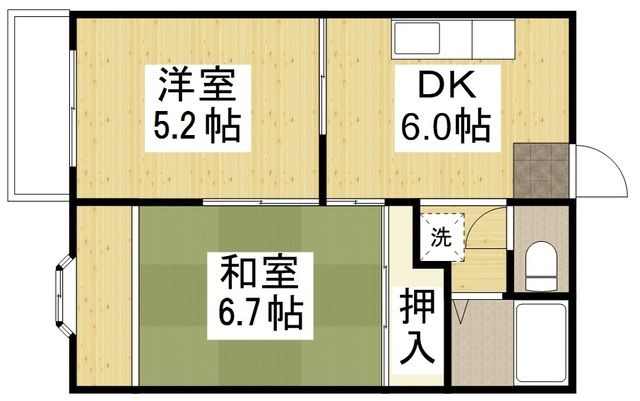 2階の間取り図