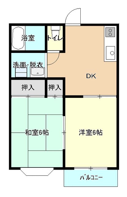 2階の間取り図