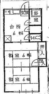 2階の間取り図