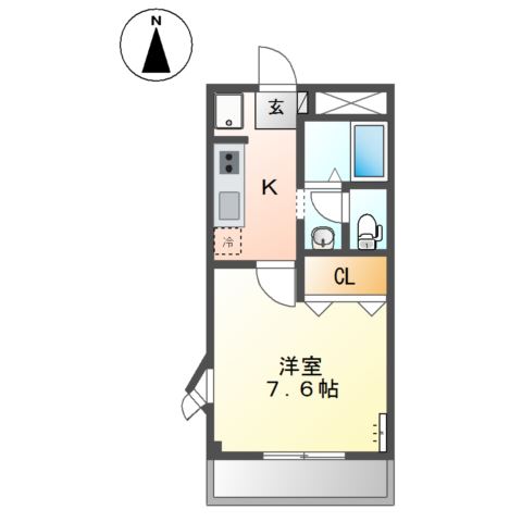 2階の間取り図
