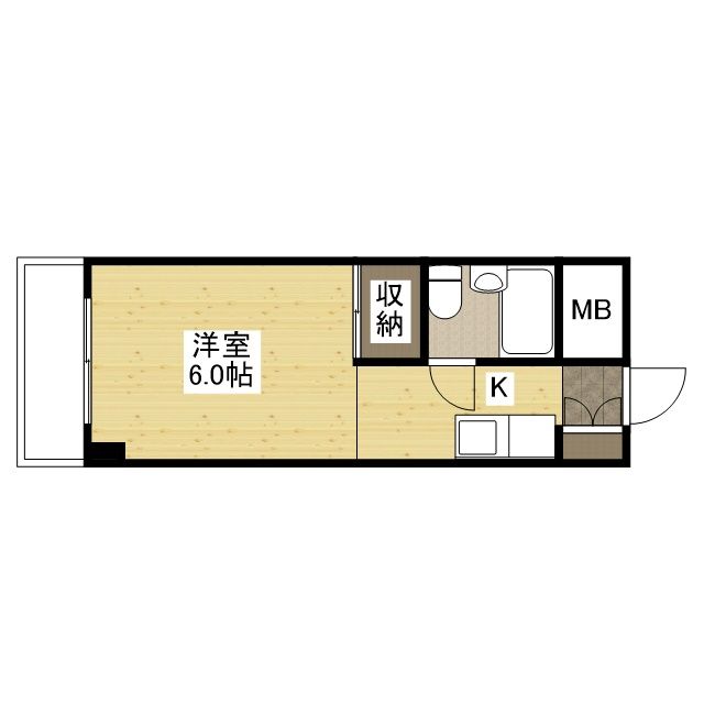 6階の間取り図