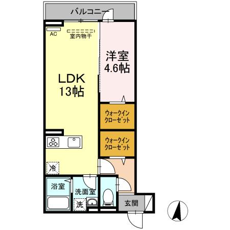 2階の間取り図