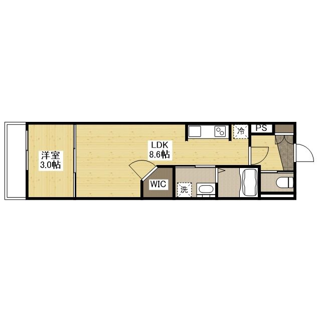 2階の間取り図