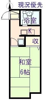 2階の間取り図