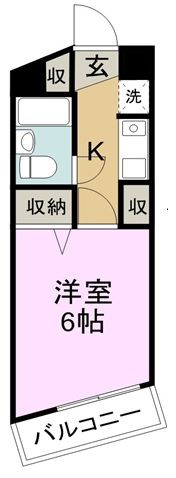 4階の間取り図