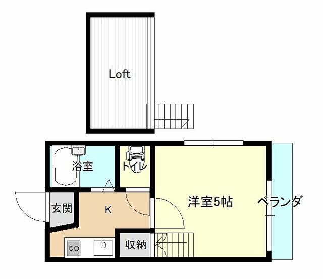 1階の間取り図
