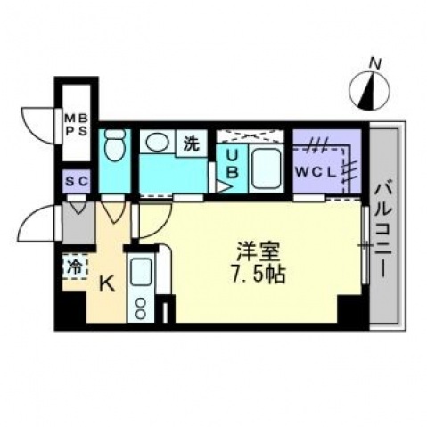 4階の間取り図