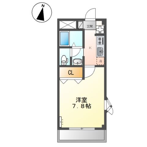 2階の間取り図