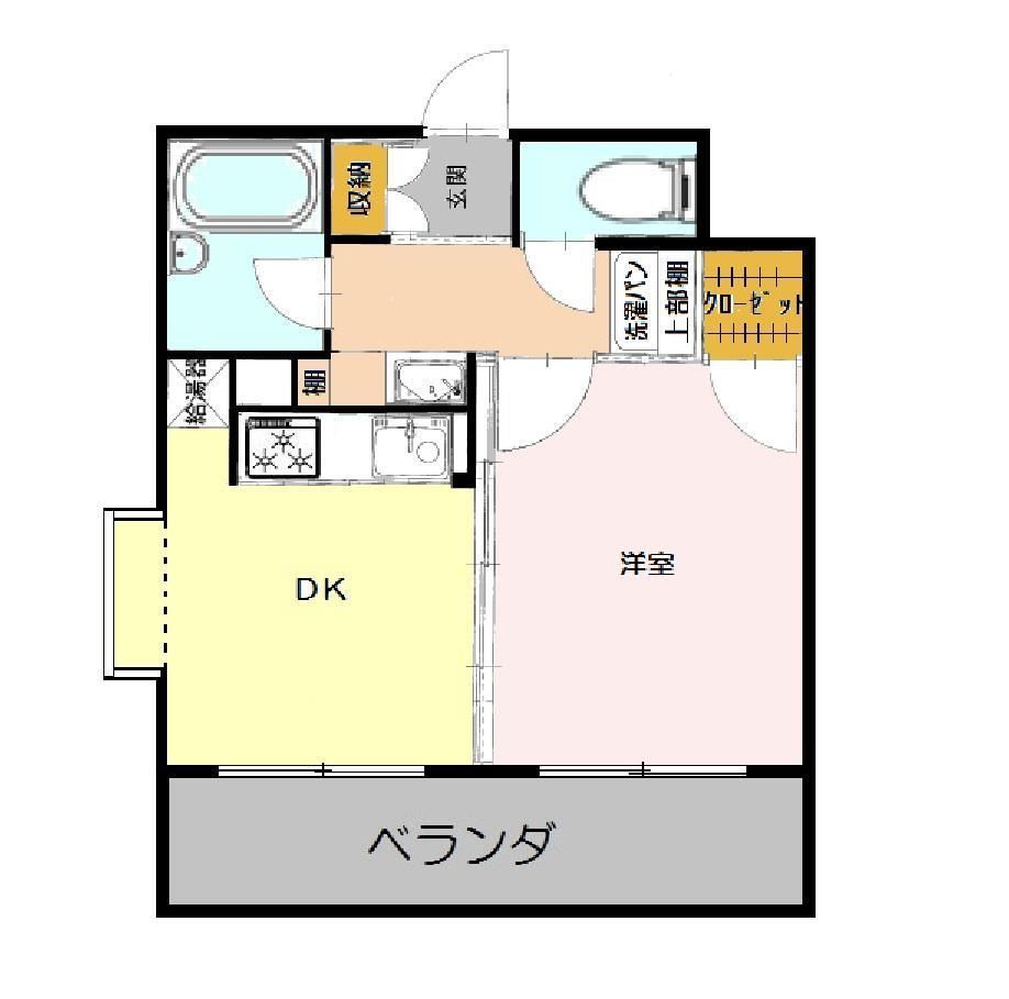 2階の間取り図