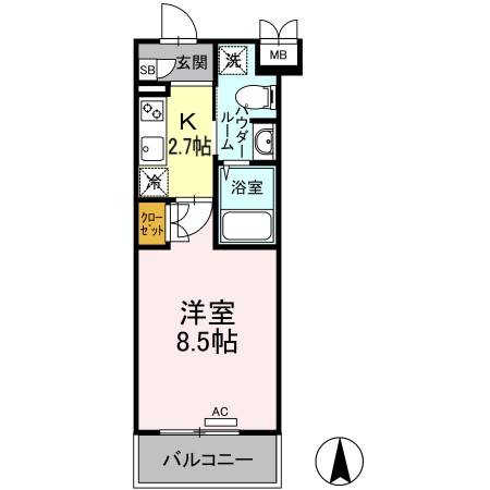 3階の間取り図