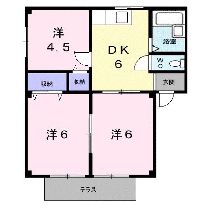 1階の間取り図