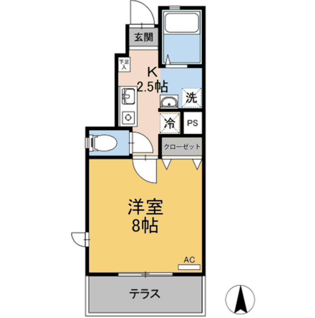 1階の間取り図