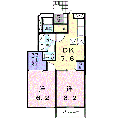 1階の間取り図