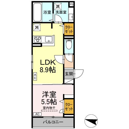 3階の間取り図