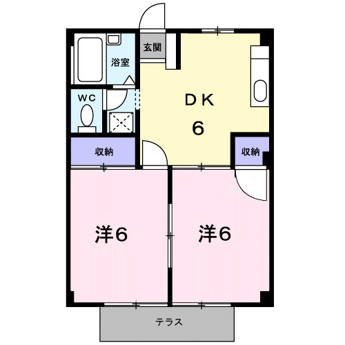 1階の間取り図