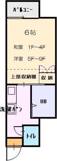 3階の間取り図