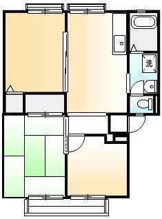 2階の間取り図
